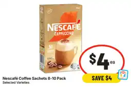 IGA Nescafé Coffee Sachets Selected Varieties offer