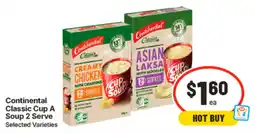 IGA Continental Classic Cup A Soup 2 Serve Selected Varieties offer