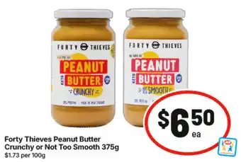 IGA Forty Thieves Peanut Butter offer