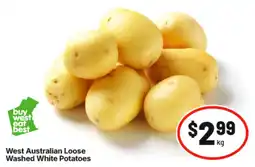 IGA West Australian Loose Washed White Potatoes offer