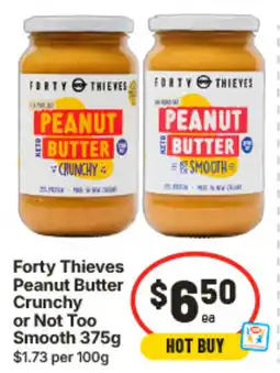 IGA Forty Thieves Peanut Butter offer