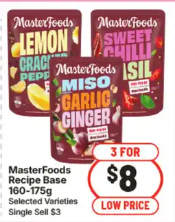 IGA MasterFoods Recipe Base offer