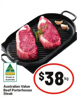 IGA Australian Value Beef Porterhouse Steak offer