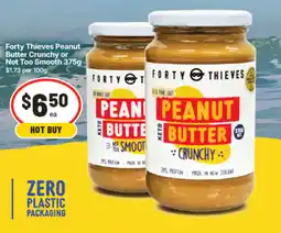 IGA Forty Thieves Peanut Butter Crunchy offer