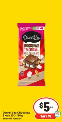 IGA Darrell Lea Chocolate Block offer