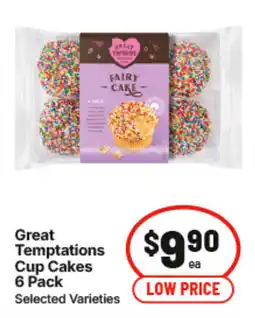 IGA Great Temptations Cup Cakes offer