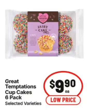 IGA Great Temptations Cup Cakes offer
