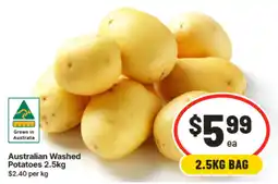 IGA Australian Washed Potatoes offer