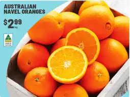 IGA Australian Navel Oranges offer