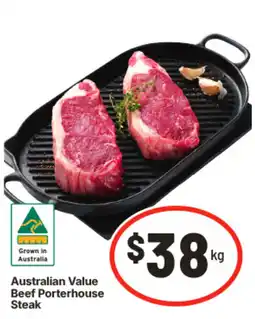 IGA Australian Value Beef Porterhouse Steak offer