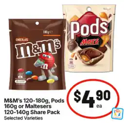 IGA M&M's Pods Mars offer