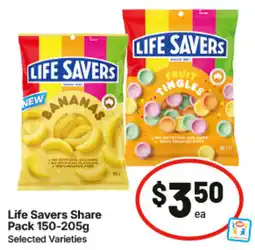 IGA Life Savers Share Pack Selected Varieties offer