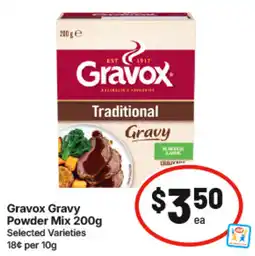 IGA Gravox Gravy Powder Mix offer