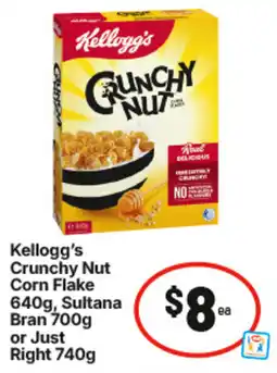 IGA Kellogg's Crunchy Nut Corn Flake offer