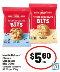 IGA Nestlé Bakers' Choice Chocolate Bits offer