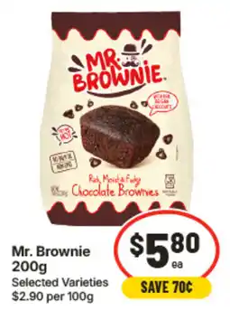 IGA Mr. brownie chocolate brownies offer