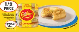 IGA Golden Crumpet Rounds offer