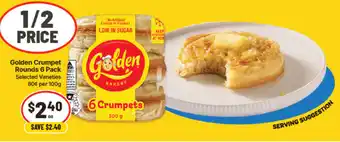 IGA Golden Crumpet Rounds offer
