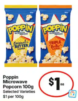 IGA Poppin Microwave Popcorn offer