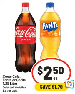 IGA Coca-Cola, Fanta or Sprite offer