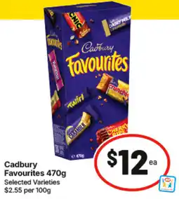 IGA Cadbury Favourites Selected Varieties offer