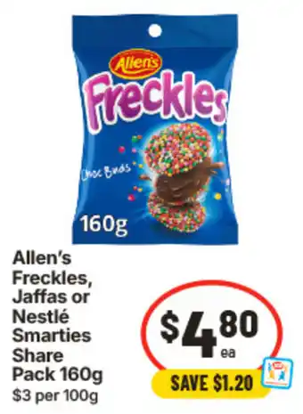 IGA Allen's Freckles offer