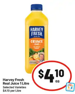 IGA Harvey Fresh Real Juice 1 Litre offer