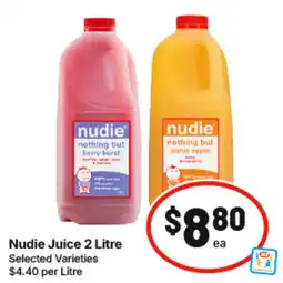 IGA Nudie Juice 2 Litre offer