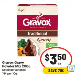 IGA Gravox gravy powder mix offer
