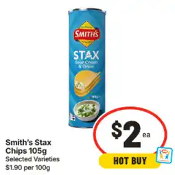 IGA Smith's Stax Chips offer