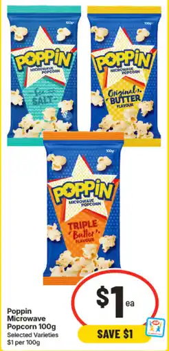 IGA Poppin Microwave Popcorn offer