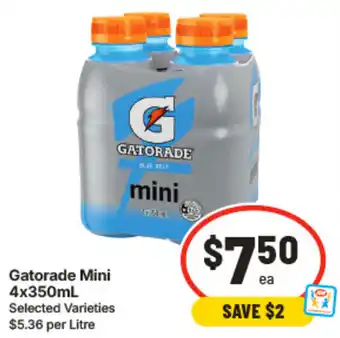 IGA Gatorade Mini offer