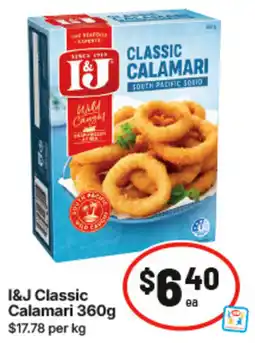 IGA I&J Classic Calamari offer