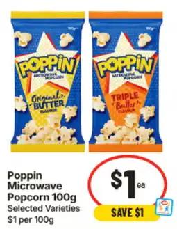 IGA Poppin Microwave Popcorn offer