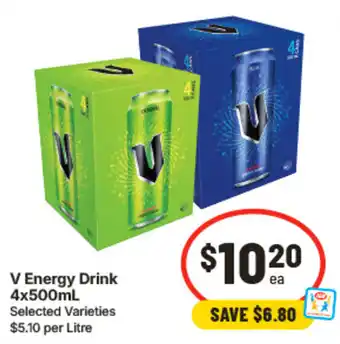 IGA V Energy Drink offer