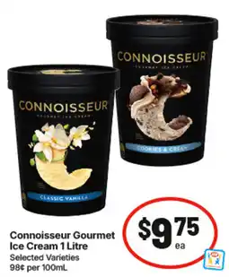 IGA Connoisseur Gourmet Ice Cream offer