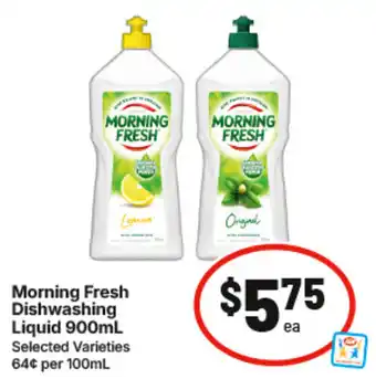 IGA Morning Fresh Dishwashing Liquid offer