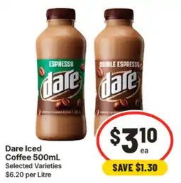 IGA Dare Iced Coffee offer