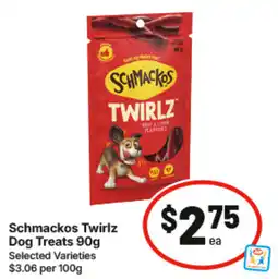 IGA Schmackos Twirlz Dog Treats offer