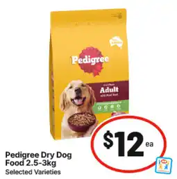 IGA Pedigree Dry Dog Food offer