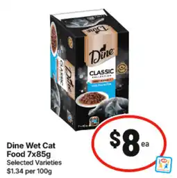 IGA Dine Wet Cat Food offer