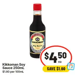 IGA Kikkoman Soy Sauce offer