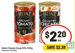 IGA Heinz Classic Soup offer