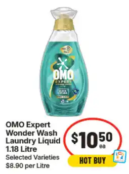 IGA OMO Expert Wonder Wash Laundry Liquid offer