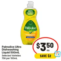 IGA Palmolive Ultra Dishwashing Liquid offer