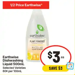 IGA Earthwise Dishwashing Liquid offer