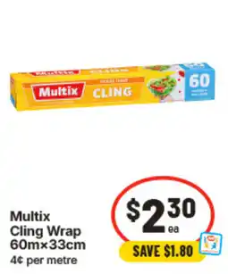 IGA Multix Cling Wrap offer
