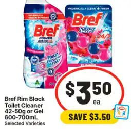 IGA Bref Rim Block Toilet Cleaner offer