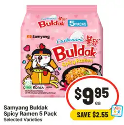 IGA Samyang Buldak Spicy Ramen 5 Pack offer