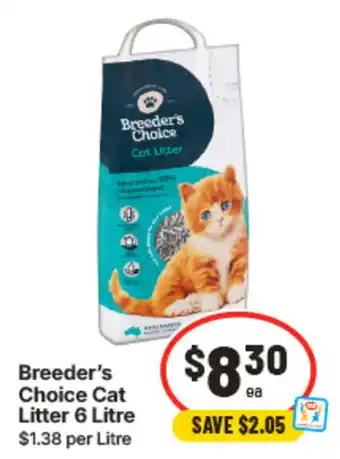 IGA Breeder's Choice Cat Litter offer